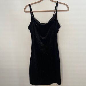 Y2K No Boundaries Sparkle Velvet Mini Dress